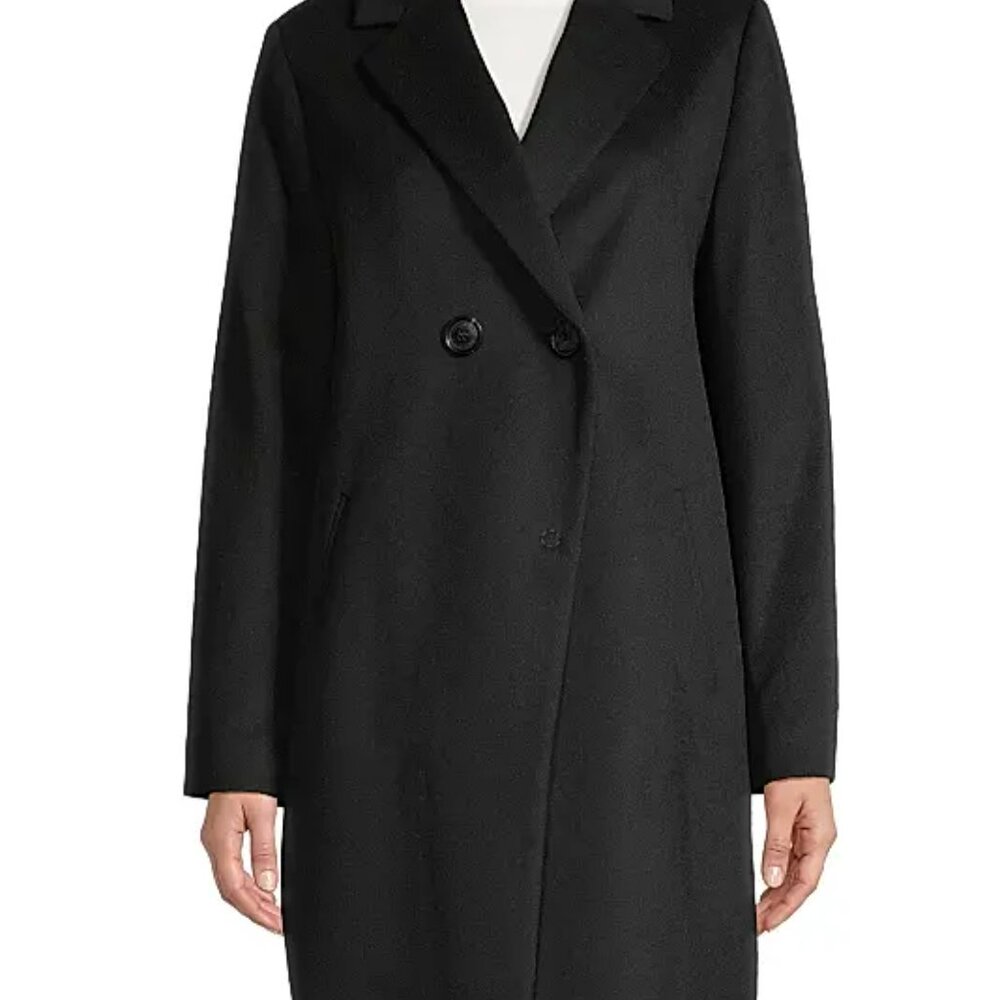 SAM EDELMAN Wool Blend Double Breasted Long Coat NWOT